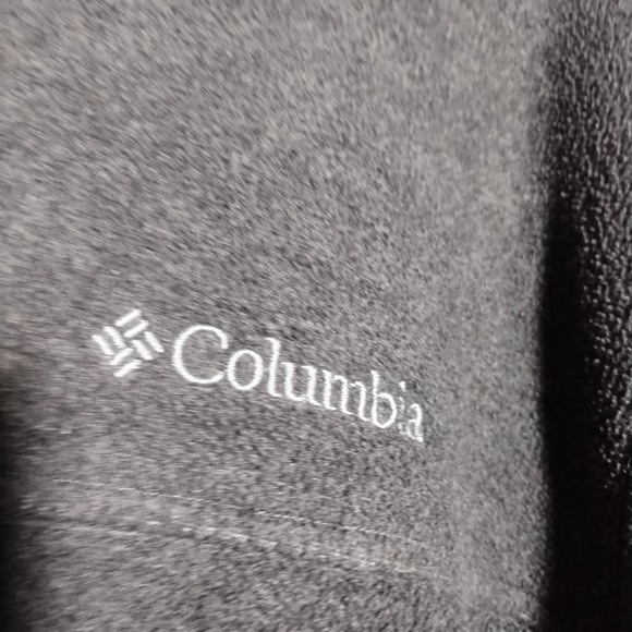 Columbia Jacket Mens L‎ Gray Full Zip Fleece Jacket Soft Shell Zippered Pockets - Picture 5 of 6